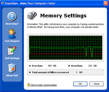 SuperRam - программа для оптимизации памяти